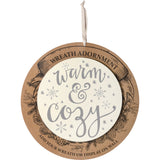 Wreath Insert:  Warm & Cozy