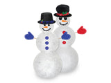 Polyfoam Crafts:  5.1" Snowman Set