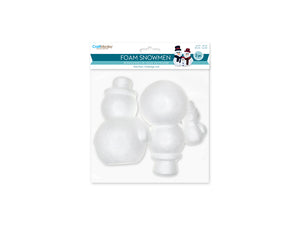 Polyfoam Snowman: Multi-Pack x3pc