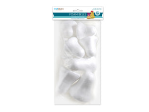 Polyfoam Craft Foam Shapes:  2"-2.75" Bell, Multi-Pack