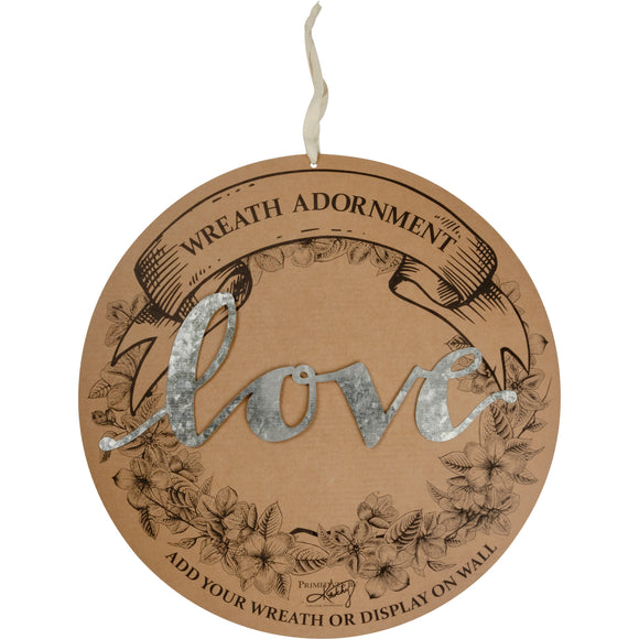 Wreath Insert:  Love