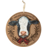 Wreath Insert:  Cow