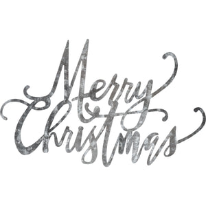 Wreath Insert:  "Merry Christmas"