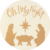 Wreath Insert - Oh Holy Night