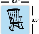 Christmas Rocking Chair Stencil