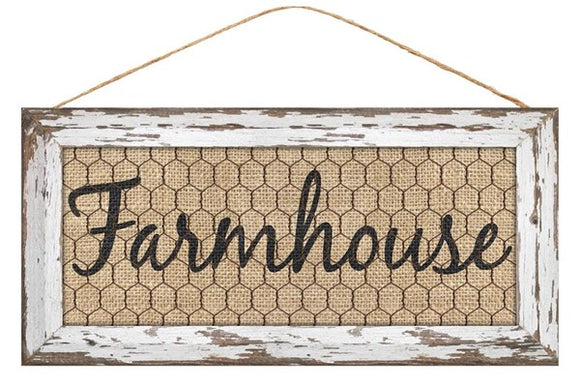 Farmhouse Sign:  12.5