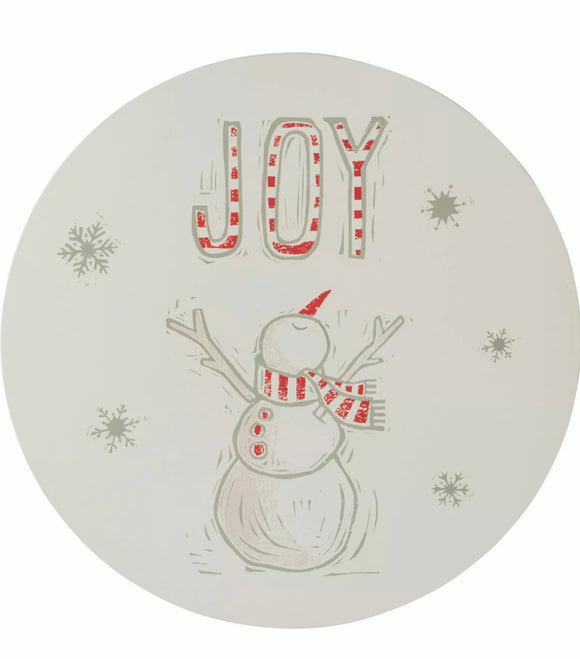 Wreath Insert: Snowman Joy