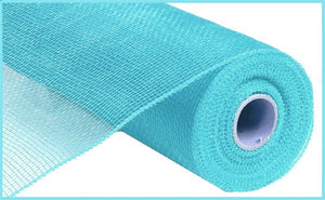 10"X10yd Mesh:  Turquoise Blue